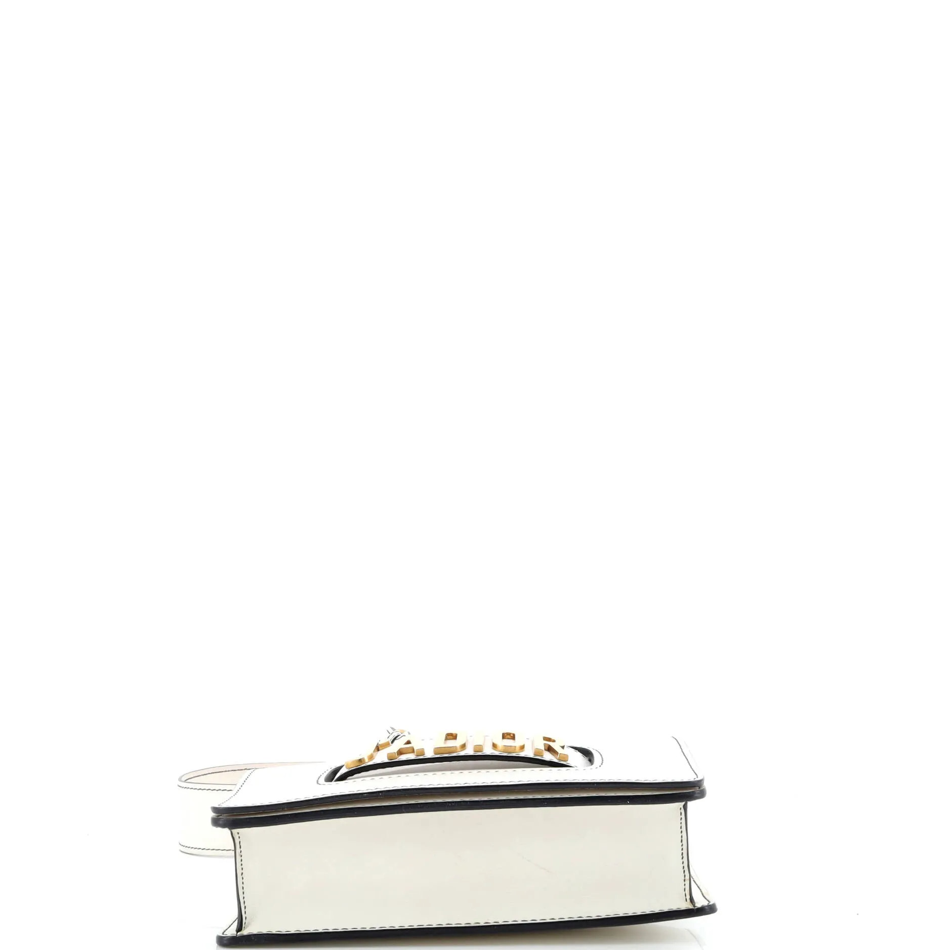 Pre-Loved Christian Dior J'Adior Flap Bag with Strap Leather Medium sold by Zulily product image thumbnail 4