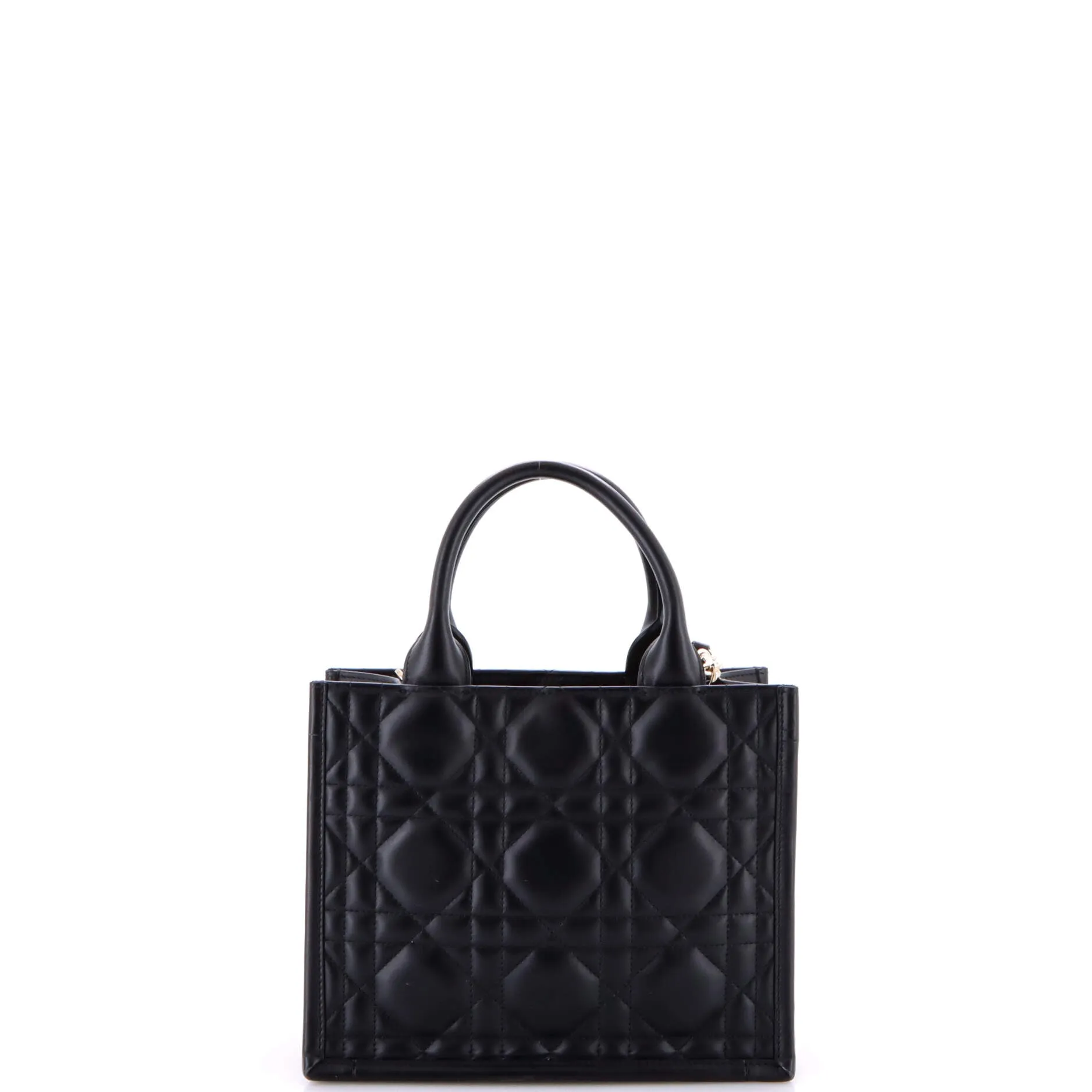 Pre-Loved Christian Dior Book Tote with Strap Cannage Quilt Lambskin Small sold by Zulily product image thumbnail 3