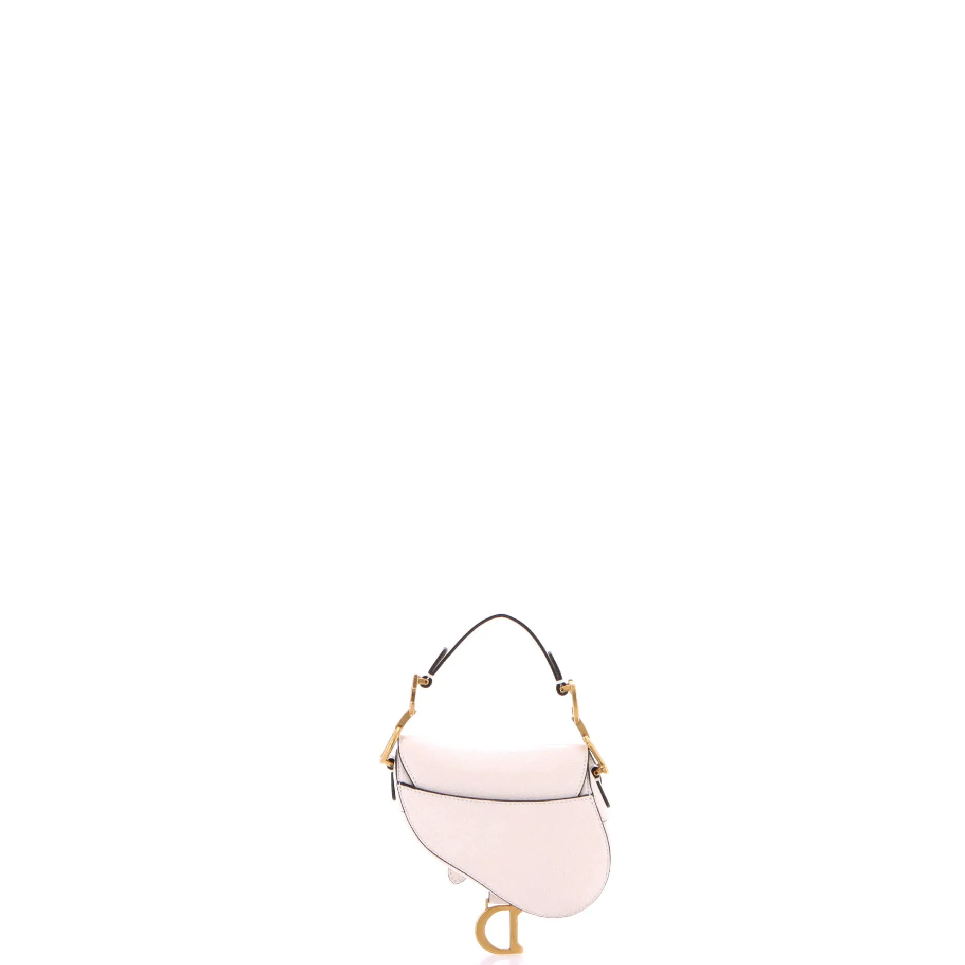 Pre-Loved Christian Dior Saddle Handbag with Strap Leather Micro sold by Zulily product image thumbnail 3