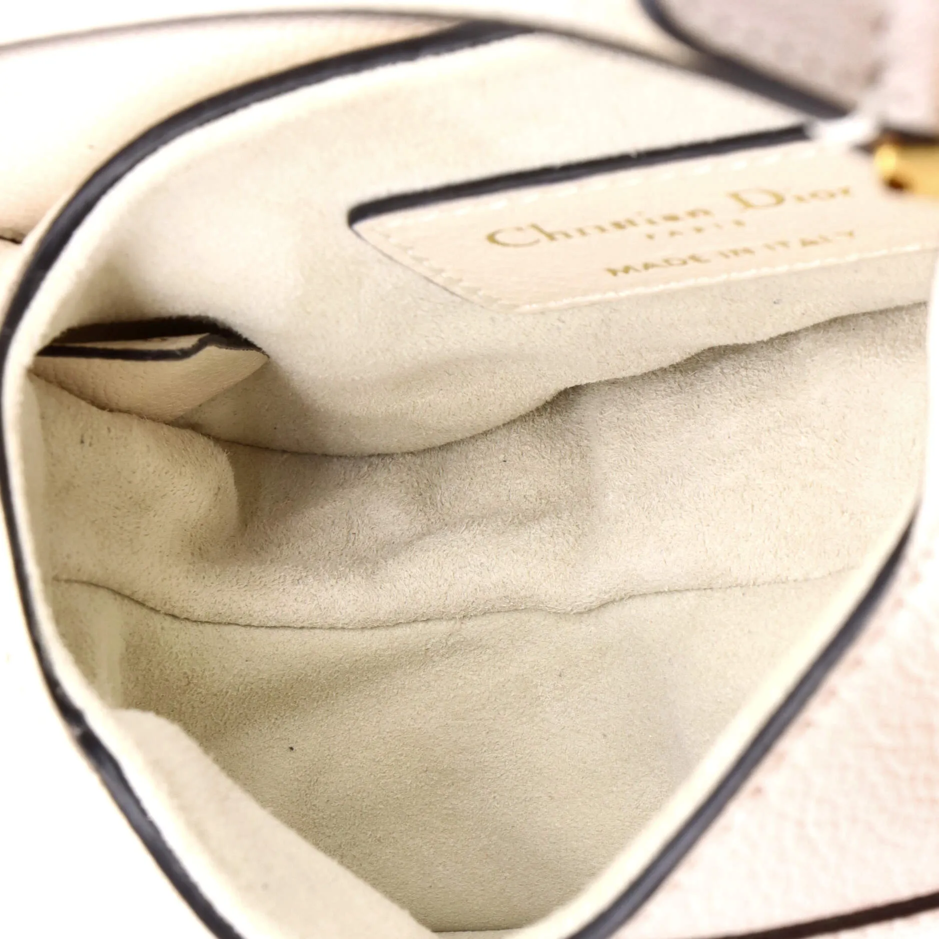 Pre-Loved Christian Dior Saddle Handbag with Strap Leather Micro sold by Zulily product image thumbnail 5