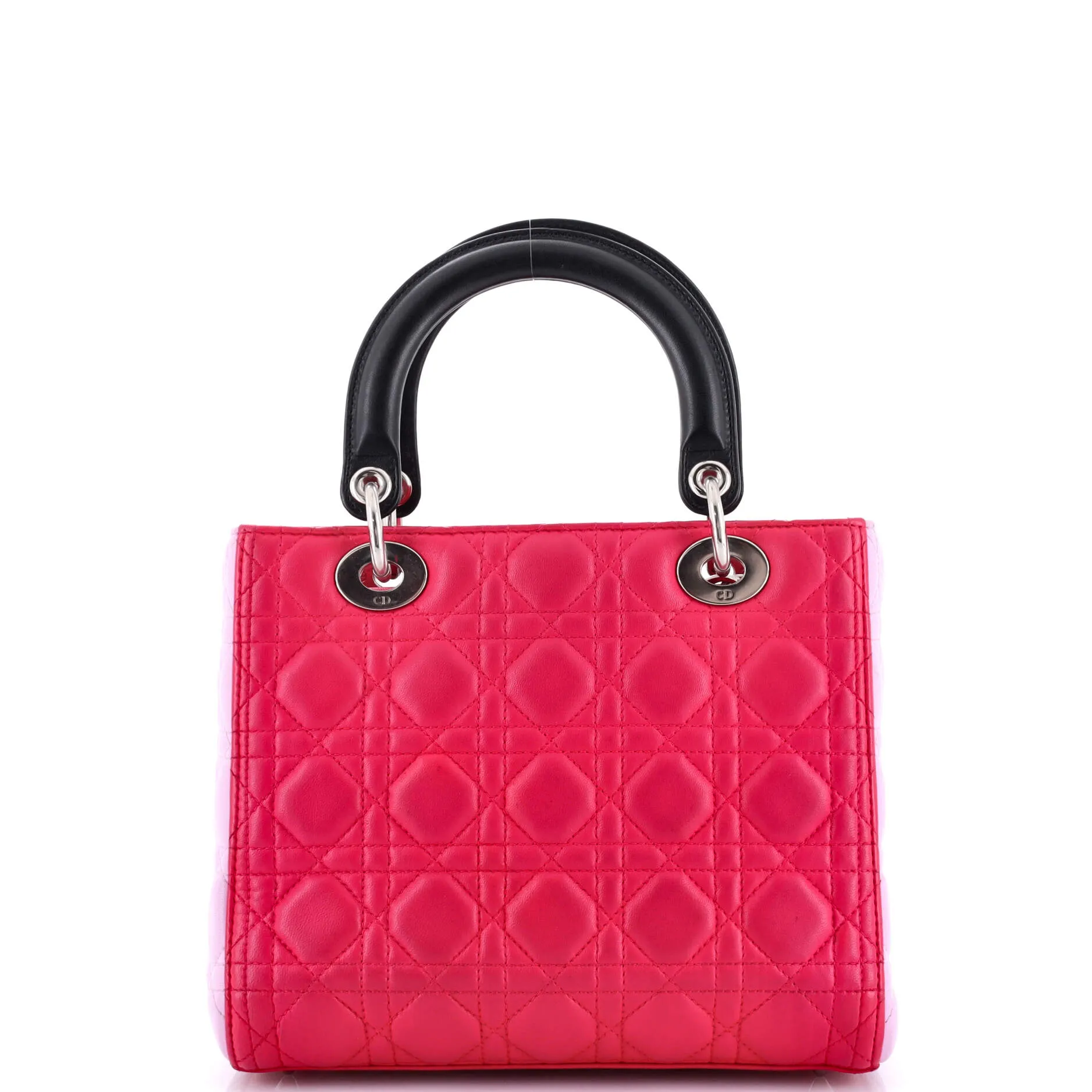 Pre-Loved Christian Dior Lady Dior Bag Cannage Quilt Lambskin Medium sold by Zulily product image thumbnail 3