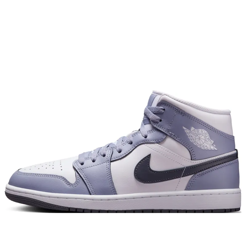 [DQ8426-145] MENS AIR JORDAN RETRO 1 MID 'WHITE INDIGO HAZE' made by Jordan