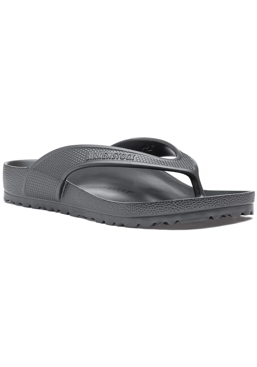 Birkenstock Honolulu EVA Metallic Anthracite sold by Zulily
