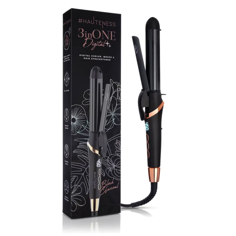 Hauteness 3-In-1 Multistyler Flat Iron & Curling System made by Zulily