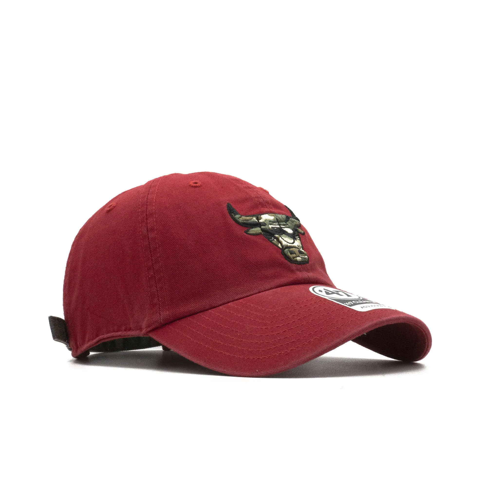 47 Brand Men's Chicago Bulls Clean Up Strapback Red/Camo sold by Zulily product image thumbnail 3