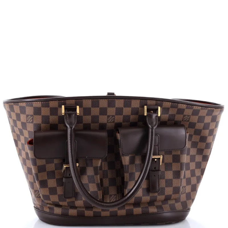 Pre-Loved Louis Vuitton Manosque Handbag Damier GM made by Louis Vuitton