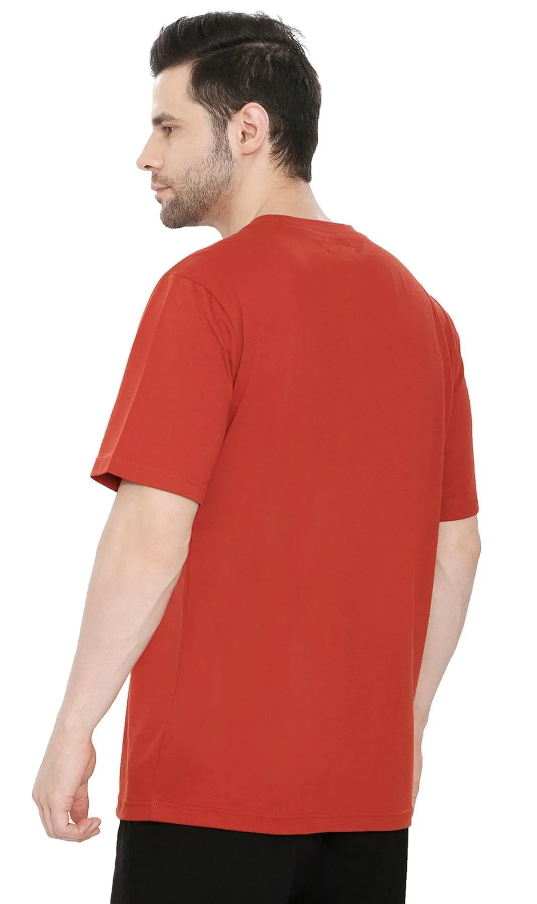 Men's Crew Neck Solid Color T-shirt in Short Sleeves and Relaxed Fit sold by Zulily product image thumbnail 3