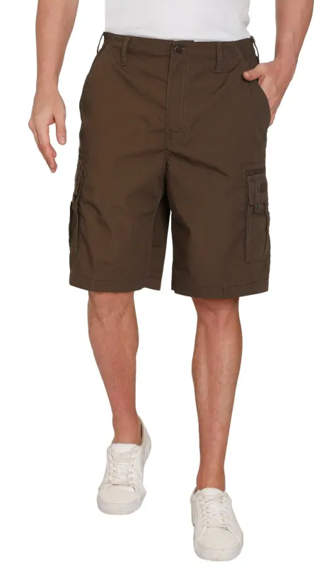 Men's Cargo Shorts with Elastic Waist and Multi Pockets for added comfort sold by Zulily