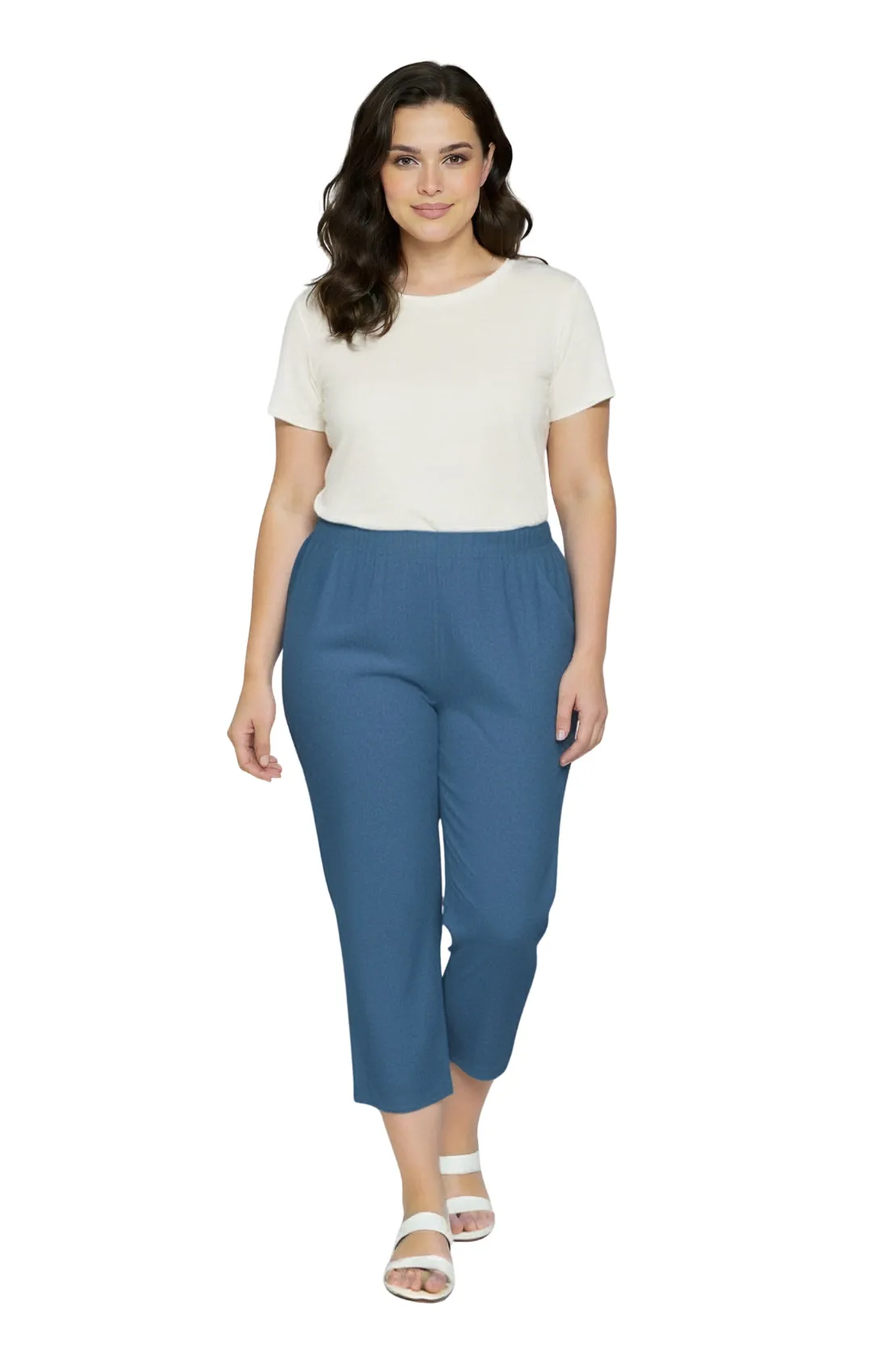 Women's Stretch Denim Capris– Lightweight Stretch sold by Zulily product image thumbnail 3