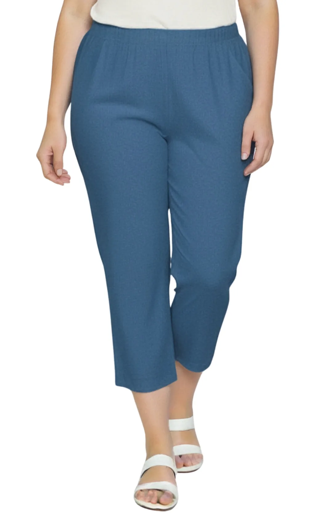 Women's Stretch Denim Capris– Lightweight Stretch sold by Zulily