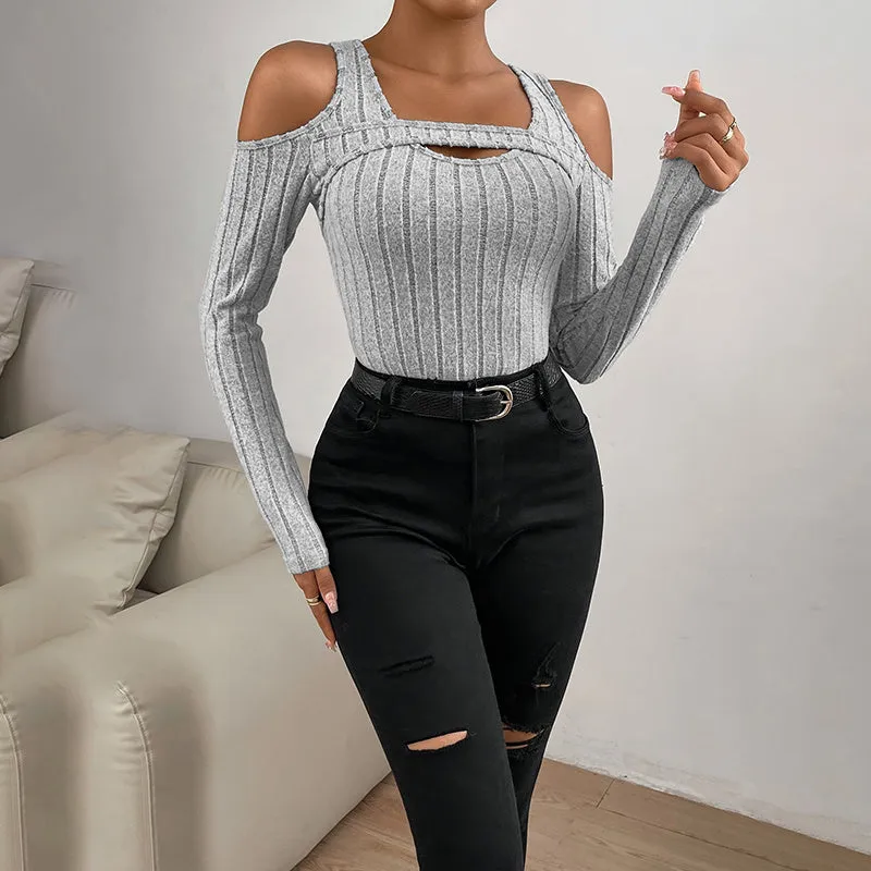 Women's Ribbed Long Sleeve Top sold by Zulily product image thumbnail 2