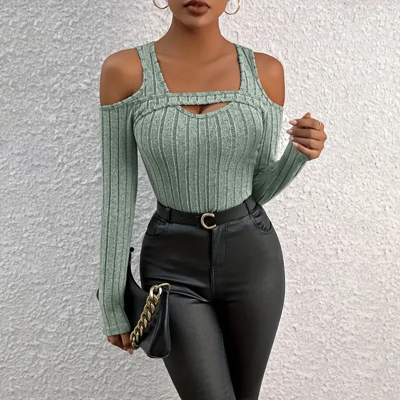 Women's Ribbed Long Sleeve Top sold by Zulily product image thumbnail 4