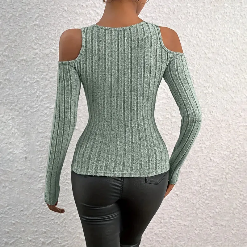 Women's Ribbed Long Sleeve Top sold by Zulily product image thumbnail 5