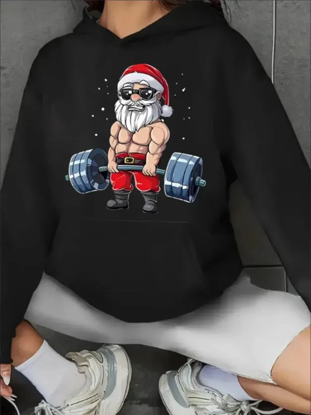 Women’s Santa Claus Christmas Hoodie sold by Zulily