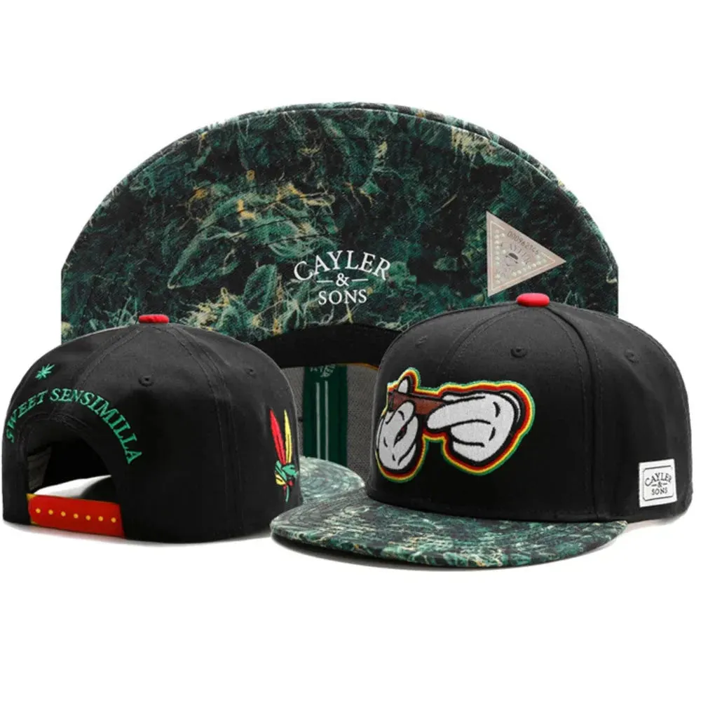 Skull Hand Snapback Hat – Flat Bill Adjustable Baseball Cap sold by Zulily product image thumbnail 5