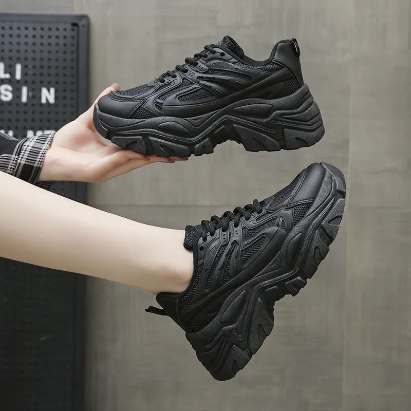 Thick-Bottom Breathable White Shoes for Women — Stylish & Cushioned sold by Zulily product image thumbnail 2