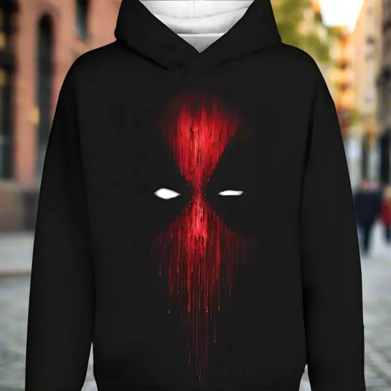 Unisex Printed Hoodie – Casual Graphic Pullover Sweatshirt sold by Zulily