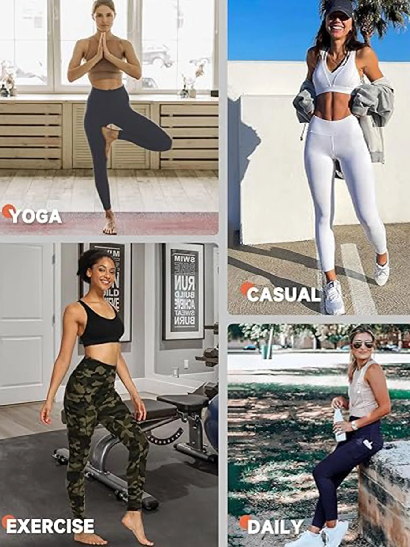 Cropped High-Rise Leggings – Black Tie-Dye Print Workout Pants sold by Zulily product image thumbnail 3