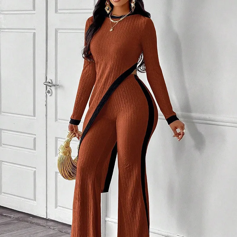 Women’s Asymmetrical Top and Pants Set sold by Zulily product image thumbnail 4