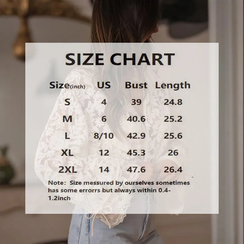 Boho Lace Embroidered V-Neck Blouse sold by Zulily product image thumbnail 5