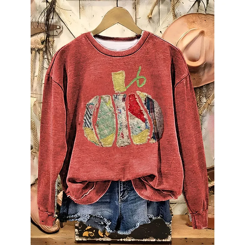 Women's Halloween Pumpkin Print T-Shirt made by Zulily