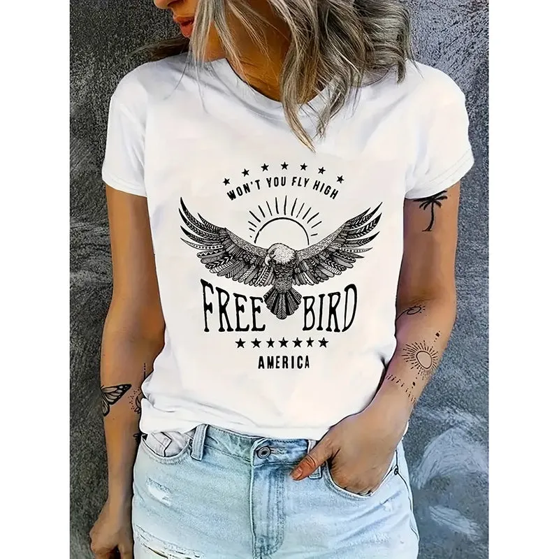 Woman Free Bird Shirt Eagle Graphic Tees made by Zulily