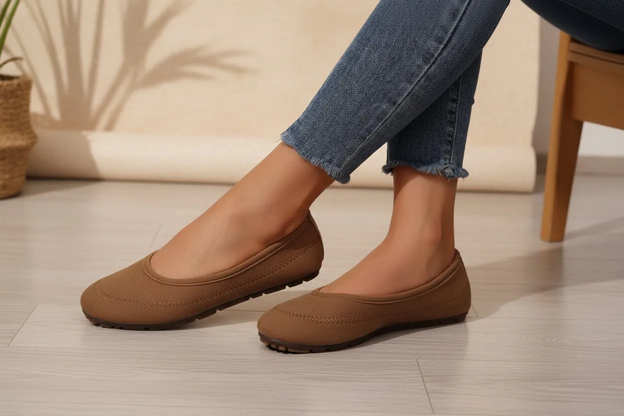 Women’s Low-Cut Round Toe Loafers – Slip-On Flat Casual Shoes sold by Zulily