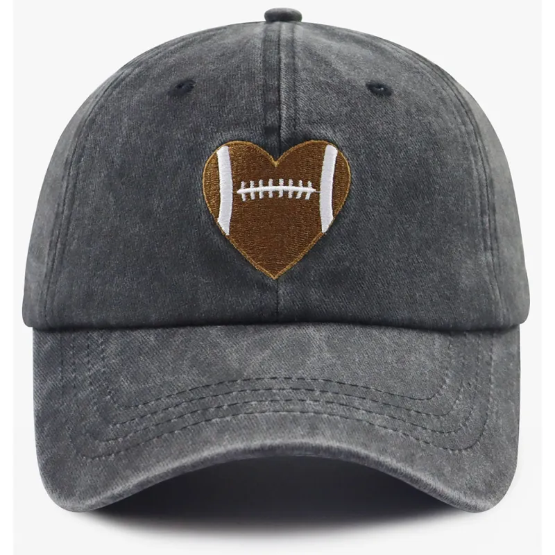 Football Heart Baseball Cap — Gifts for Women & Men made by Zulily