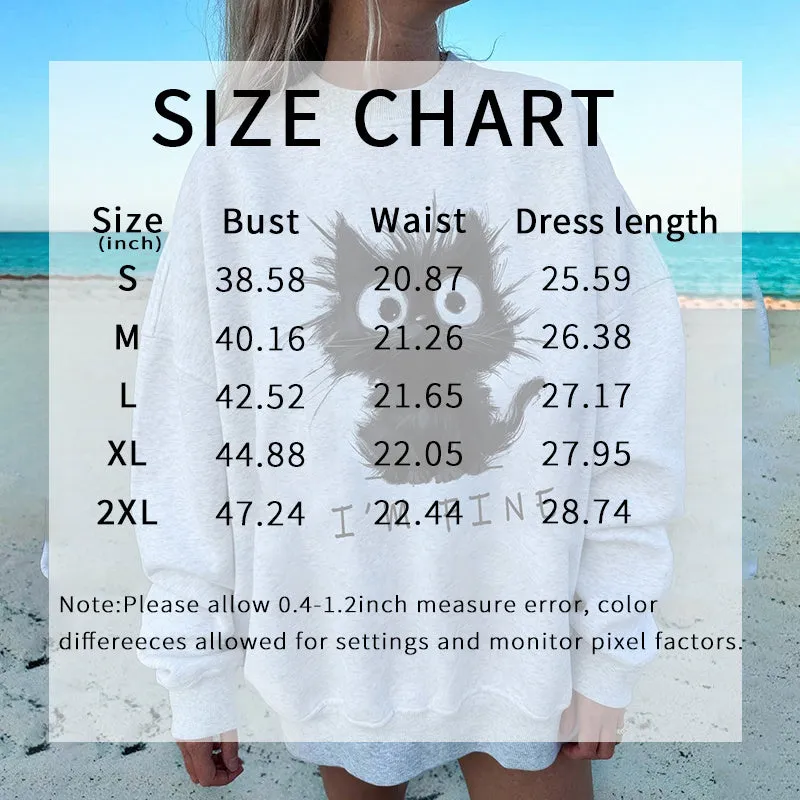 Women's Cute Kitten Graphic Sweatshirt sold by Zulily product image thumbnail 2