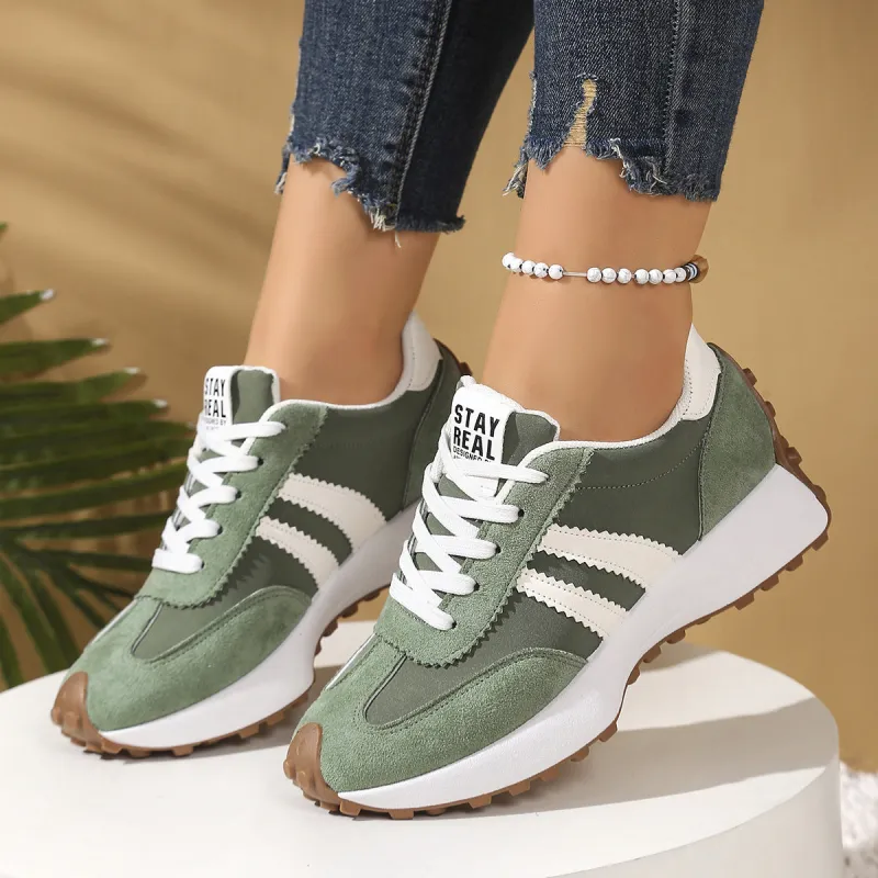 Chunky Thick-Sole Breathable Sneakers for women made by Zulily