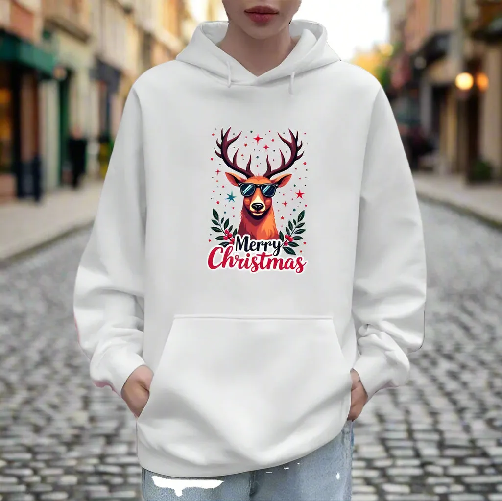 Christmas Hoodie – Unisex Holiday Print Sweatshirt sold by Zulily product image thumbnail 2