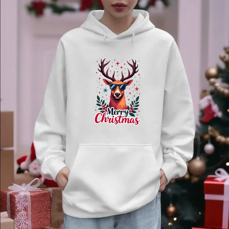 Christmas Hoodie – Unisex Holiday Print Sweatshirt sold by Zulily