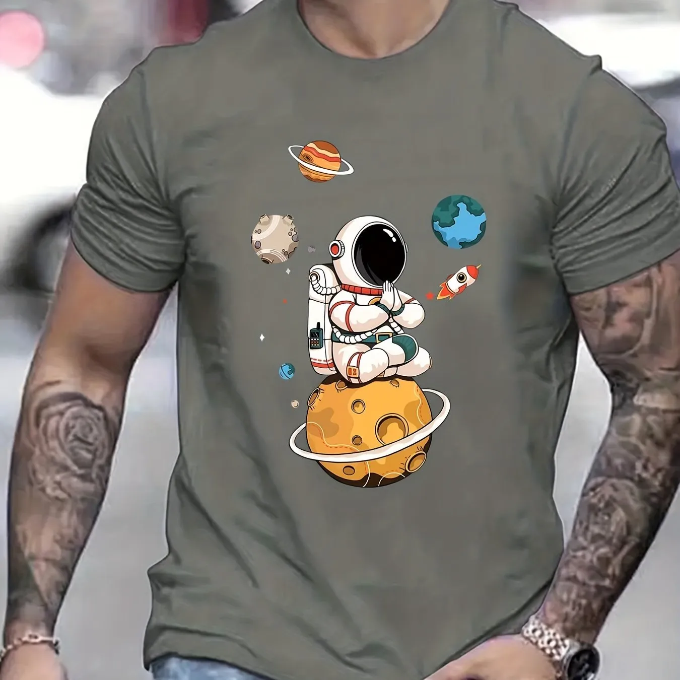 Men’s Astronaut Graphic T-Shirt sold by Zulily