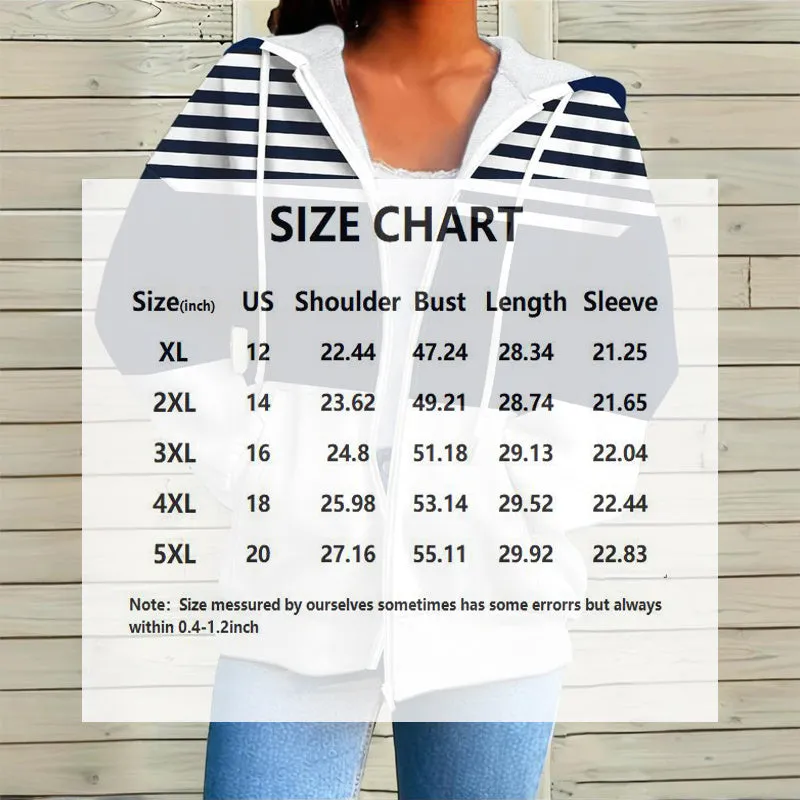 Plus Size Color Block Hoodie – Women’s Casual Zip Sweatshirt sold by Zulily product image thumbnail 4
