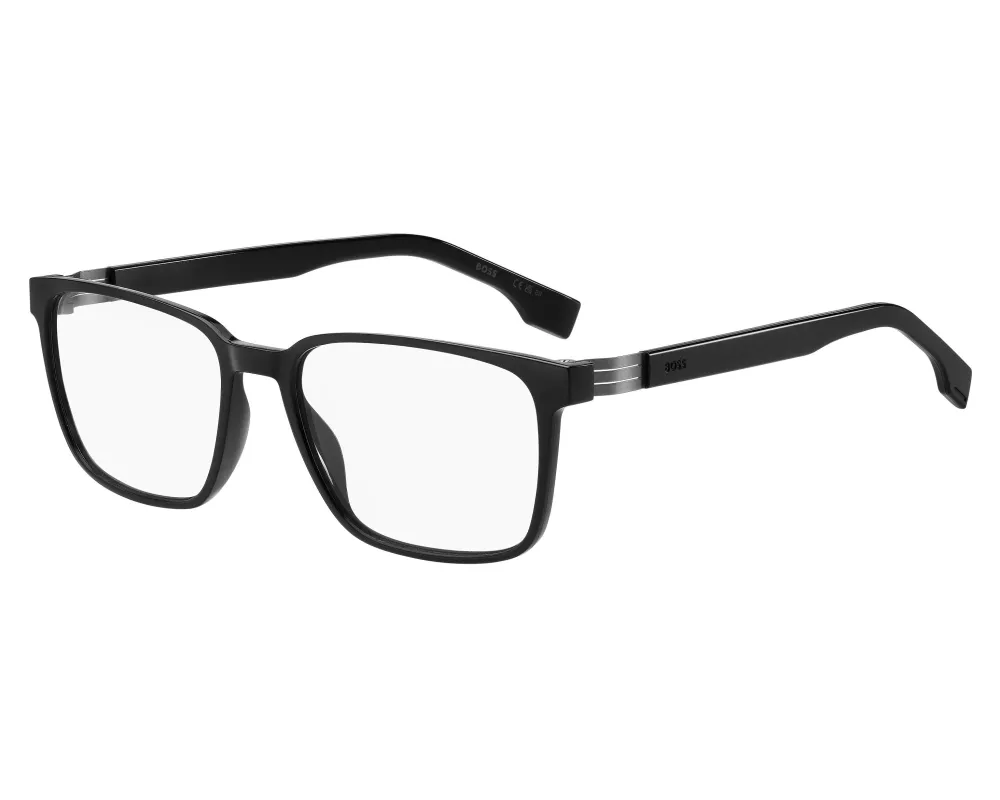 Boss By Hugo Boss Black Unisex Rectangular Full-Rim Eyeglasses made by Zulily