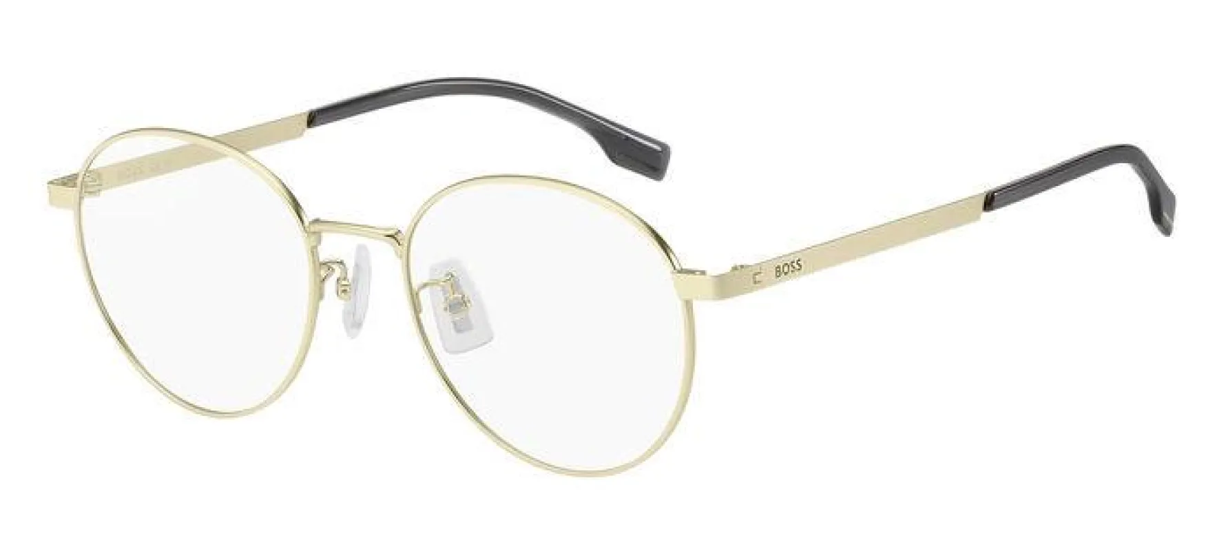Boss By Hugo Boss Gold Full‑Rim Unisex Rectangular Metal Eyeglasses sold by Zulily