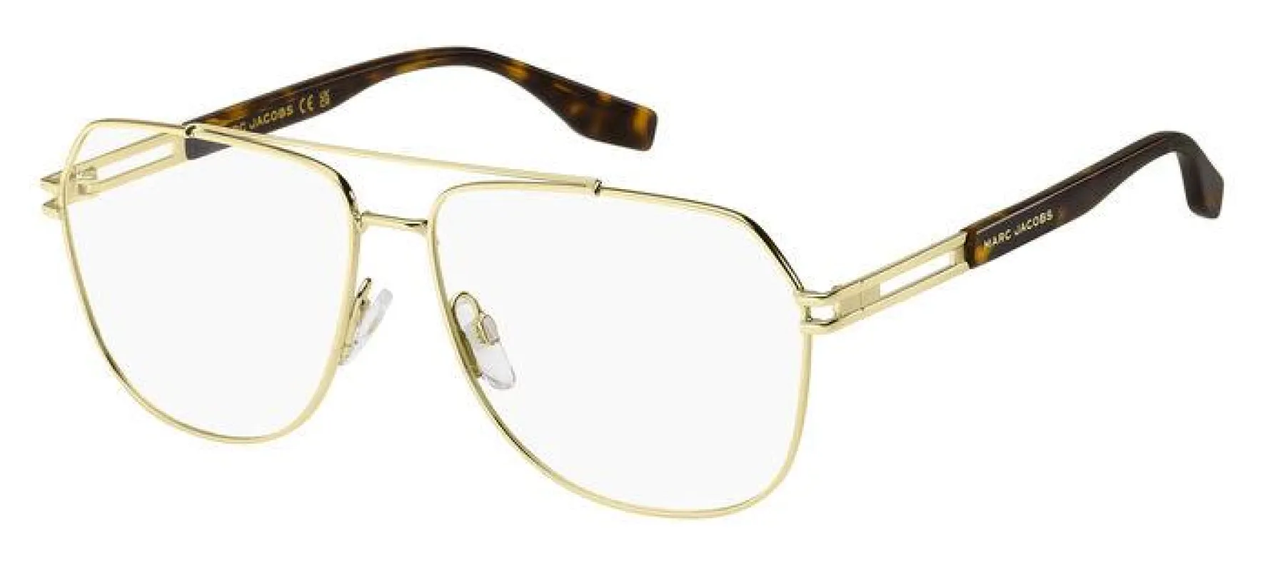Marc Jacobs Marc 751 06J Gold Havana Aviator Eyeglasses Frame made by Zulily