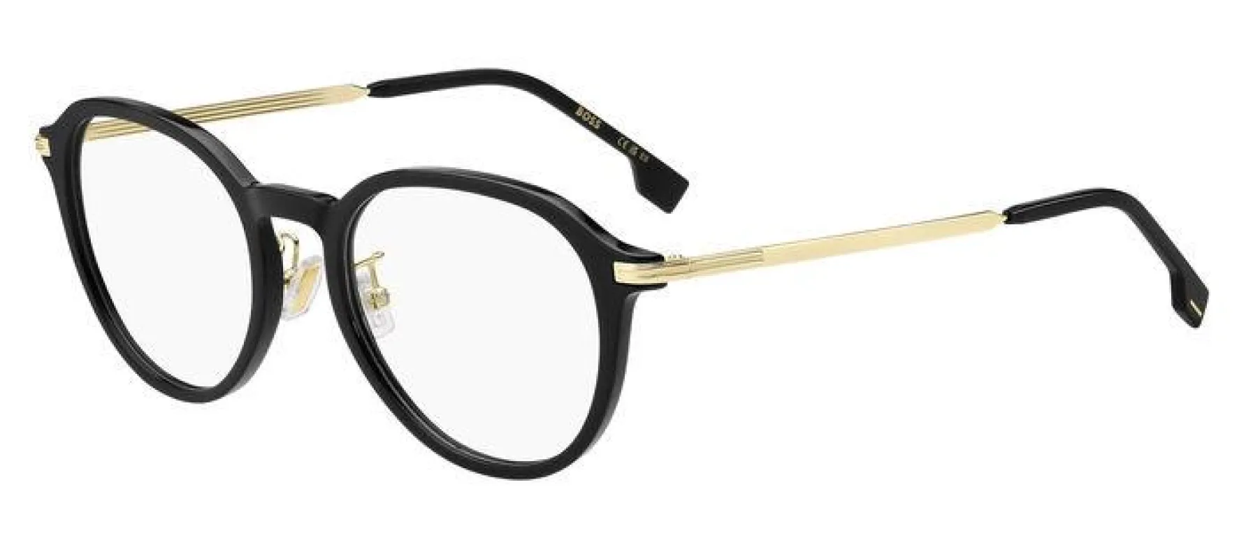 Boss By Hugo Boss Black & Gold Round Eyeglasses Frame sold by Zulily