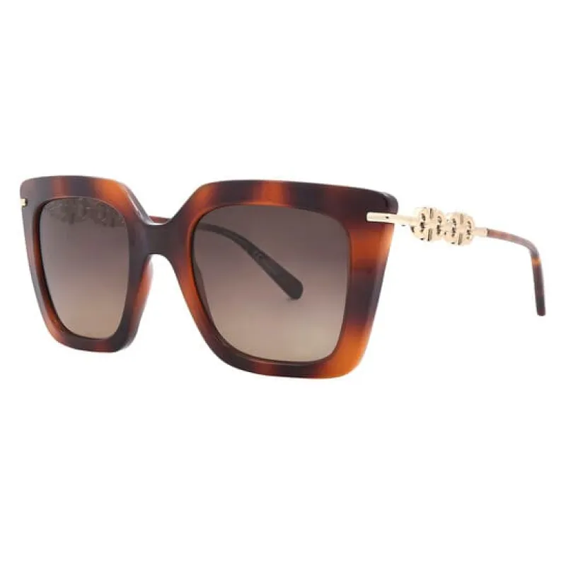Salvatore Ferragamo Classic Havana Brown Gradient Square Sunglasses made by Zulily