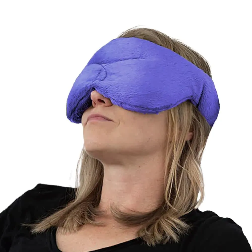 Herbal Concepts Aromatherapy Eye Shaped Microwaveable Wrap Made of Organic Flaxseed, Yarrow, & Hops for Eye | Sinus Mask Relieves Sinus & Headache | Available in Blue sold by Zulily