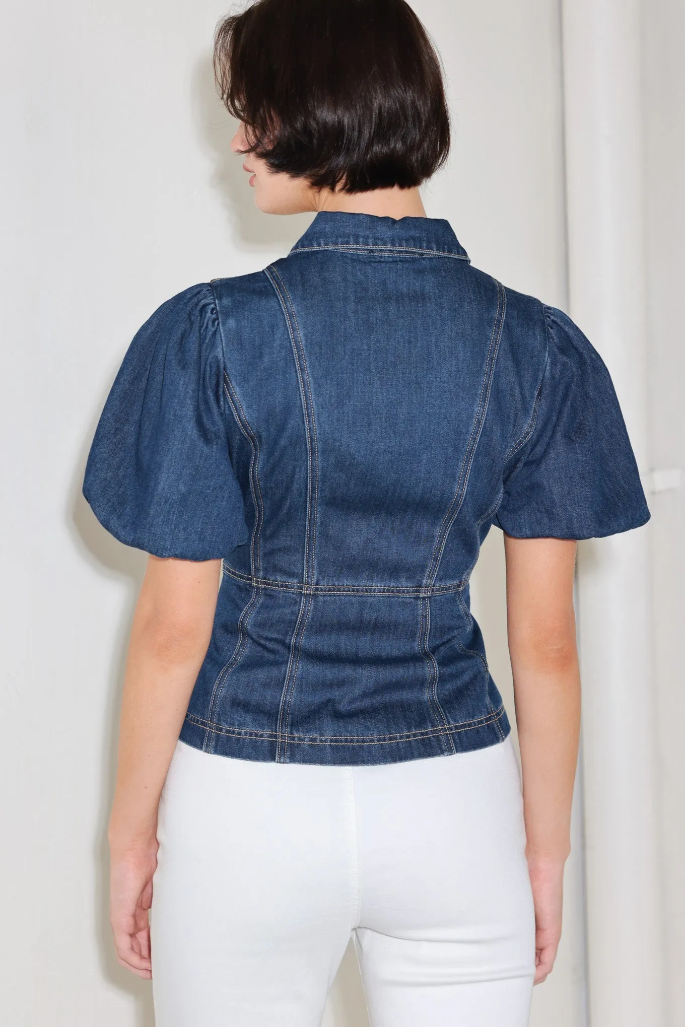 COOL FEMME DENIM TOP sold by Zulily product image thumbnail 2