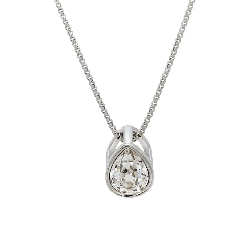 Sparkling CZ Teardrop Pendant Necklace made by Zulily