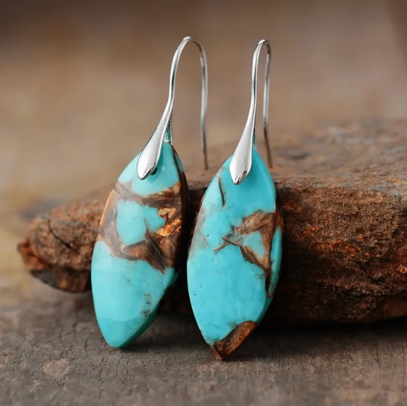 Jasper Pinch Drop Earrings in Silvertone sold by Zulily