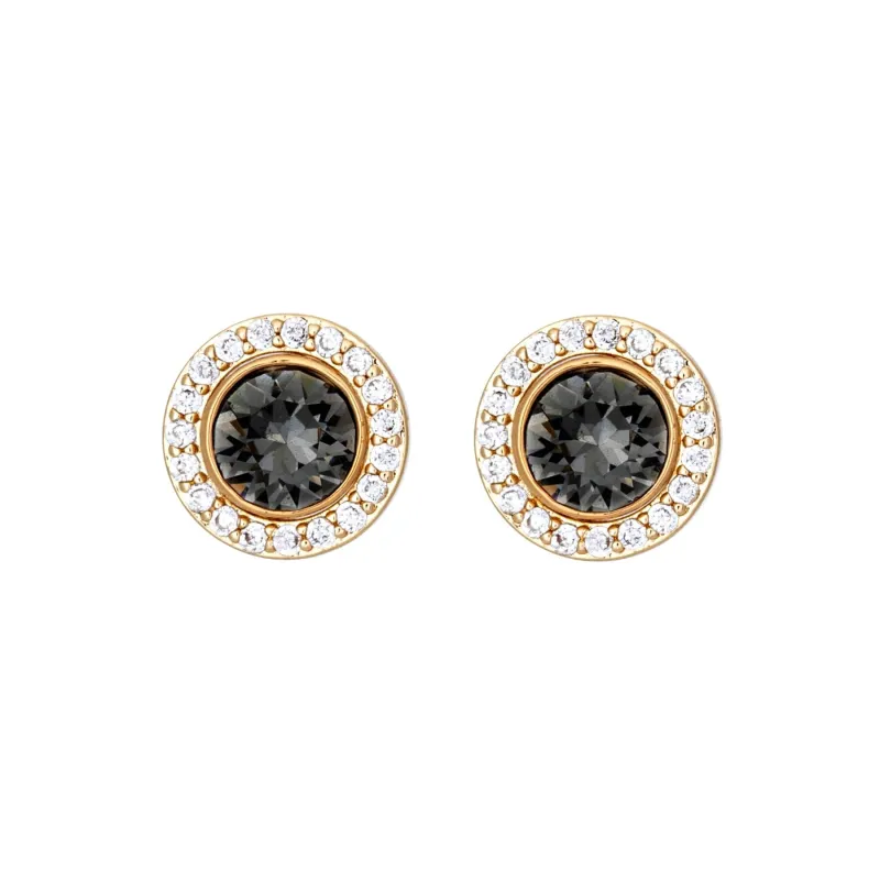Gold and Silvernight Convertible 2-in-1 Swarovski Stud Earrings made by Zulily