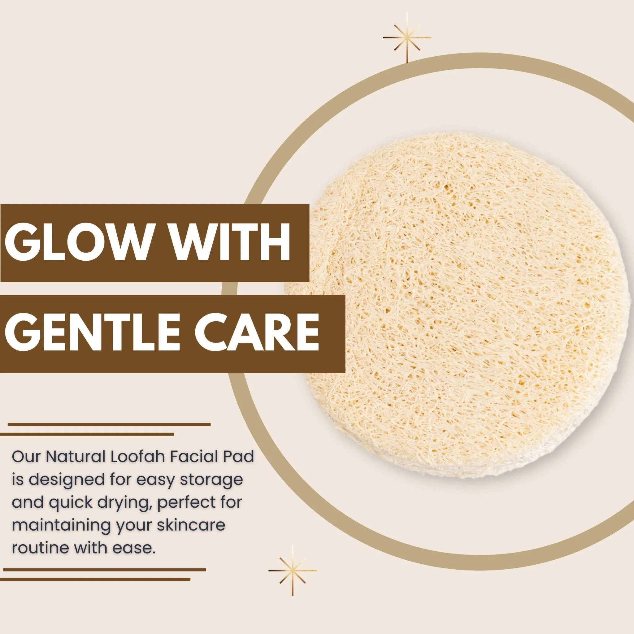 Eco Bath London Natural Loofah Face Exfoliating Scrubber Pads - Facial Pad Scrubber, 6 Pack - Face Exfoliator Pad, Facial Scrubber, Exfoliating Face Sponge for Smooth and Radiant Skin 6 Count (1 Pack) by Eco Bath London sold by Zulily product image thumbnail 5