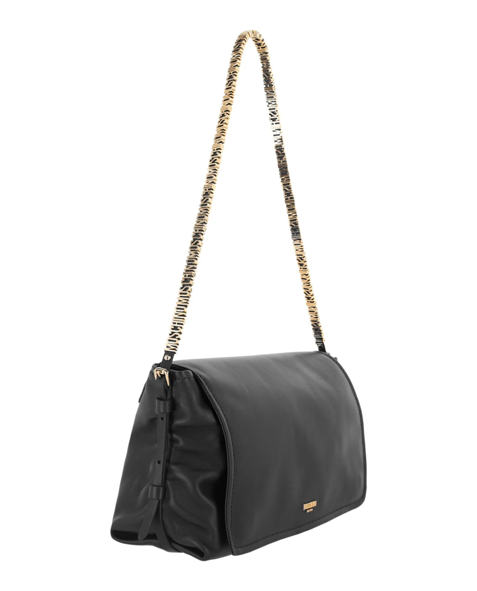 Moschino Heart Lock Leather Shoulder Bag sold by Zulily product image thumbnail 4