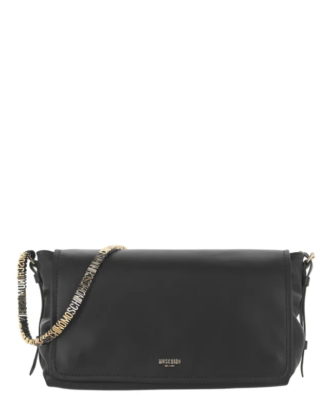 Moschino Heart Lock Leather Shoulder Bag sold by Zulily