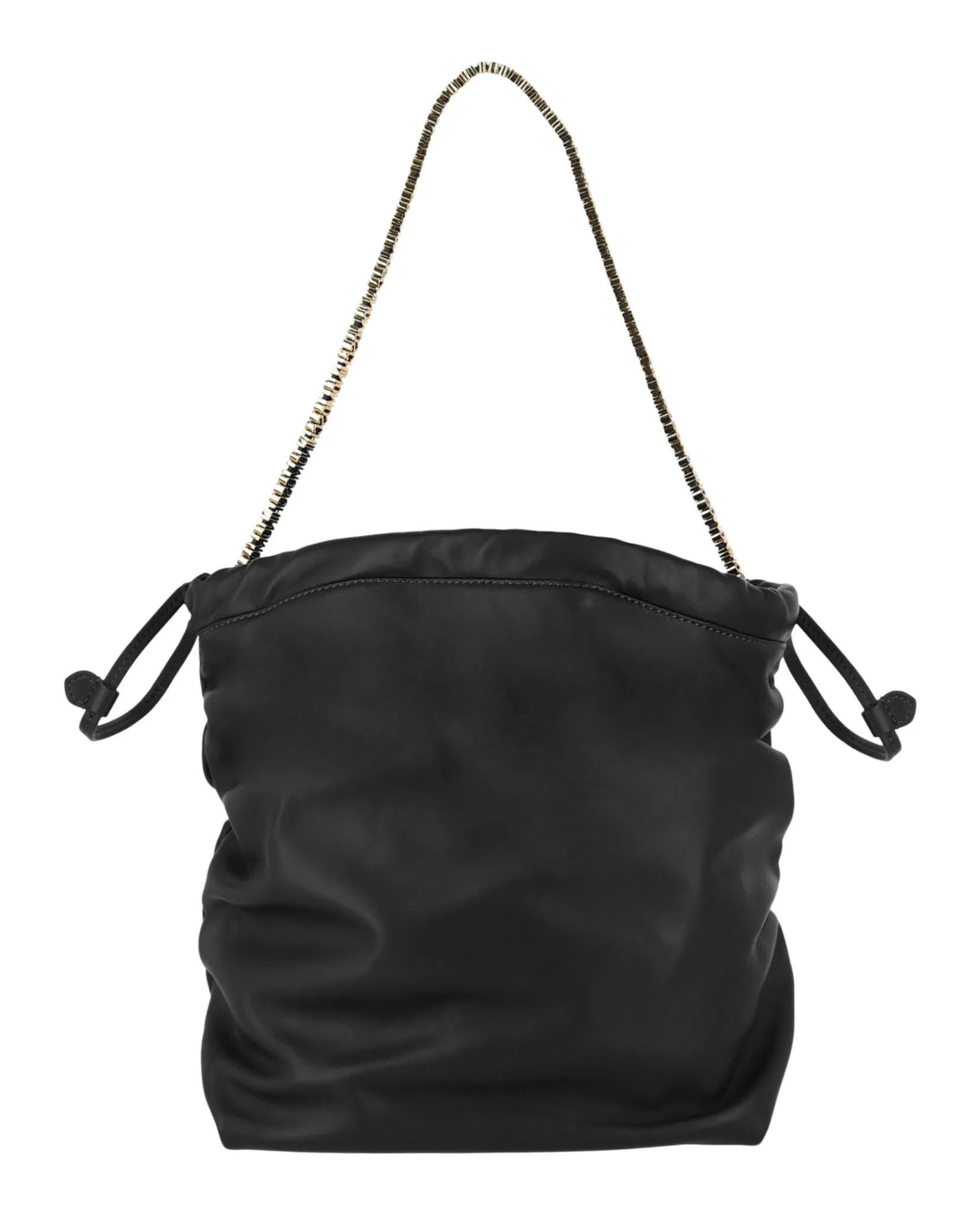 Moschino Drawstring Lettering Chain Shoulder Bag sold by Zulily product image thumbnail 5