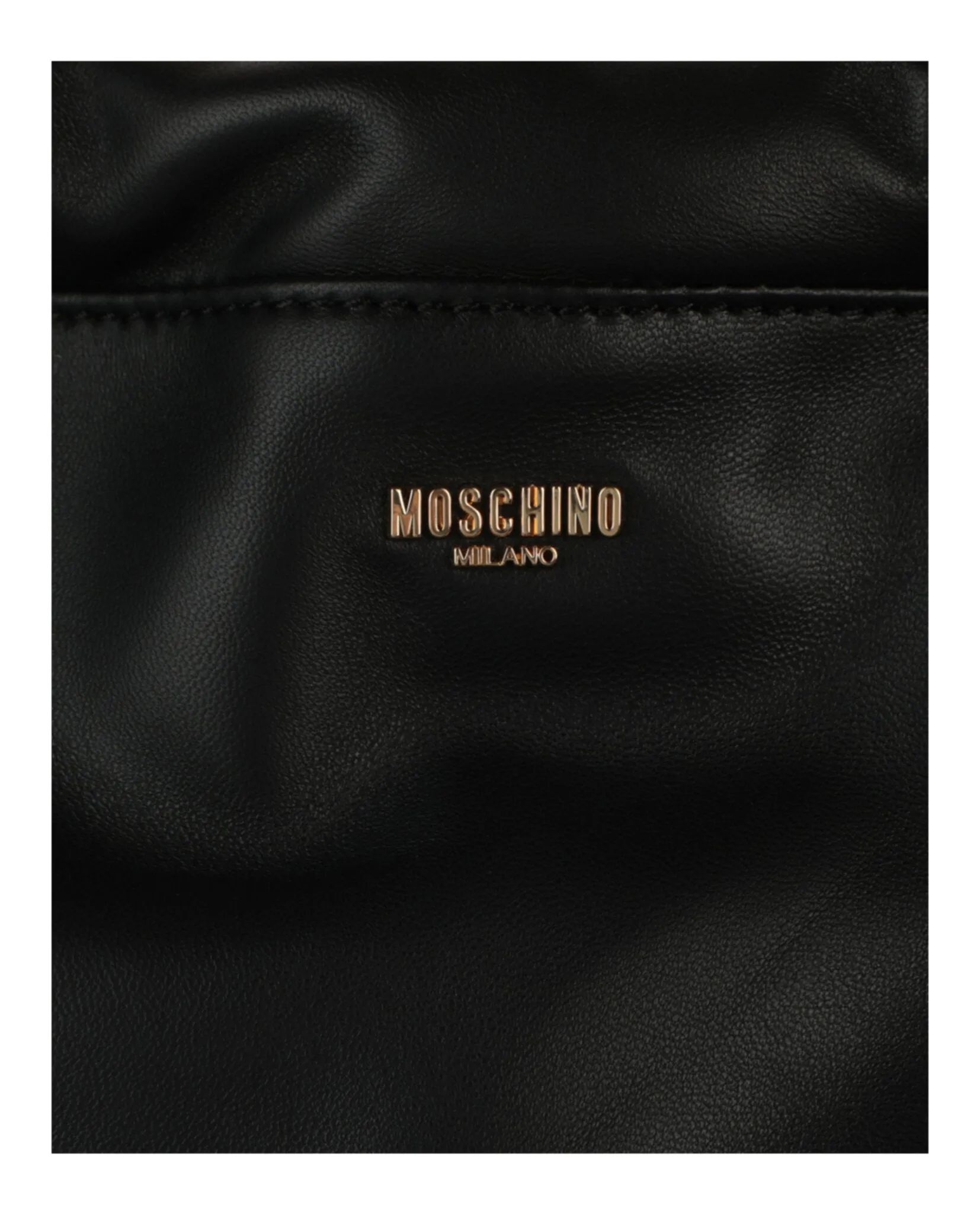 Moschino Drawstring Lettering Chain Shoulder Bag sold by Zulily product image thumbnail 4
