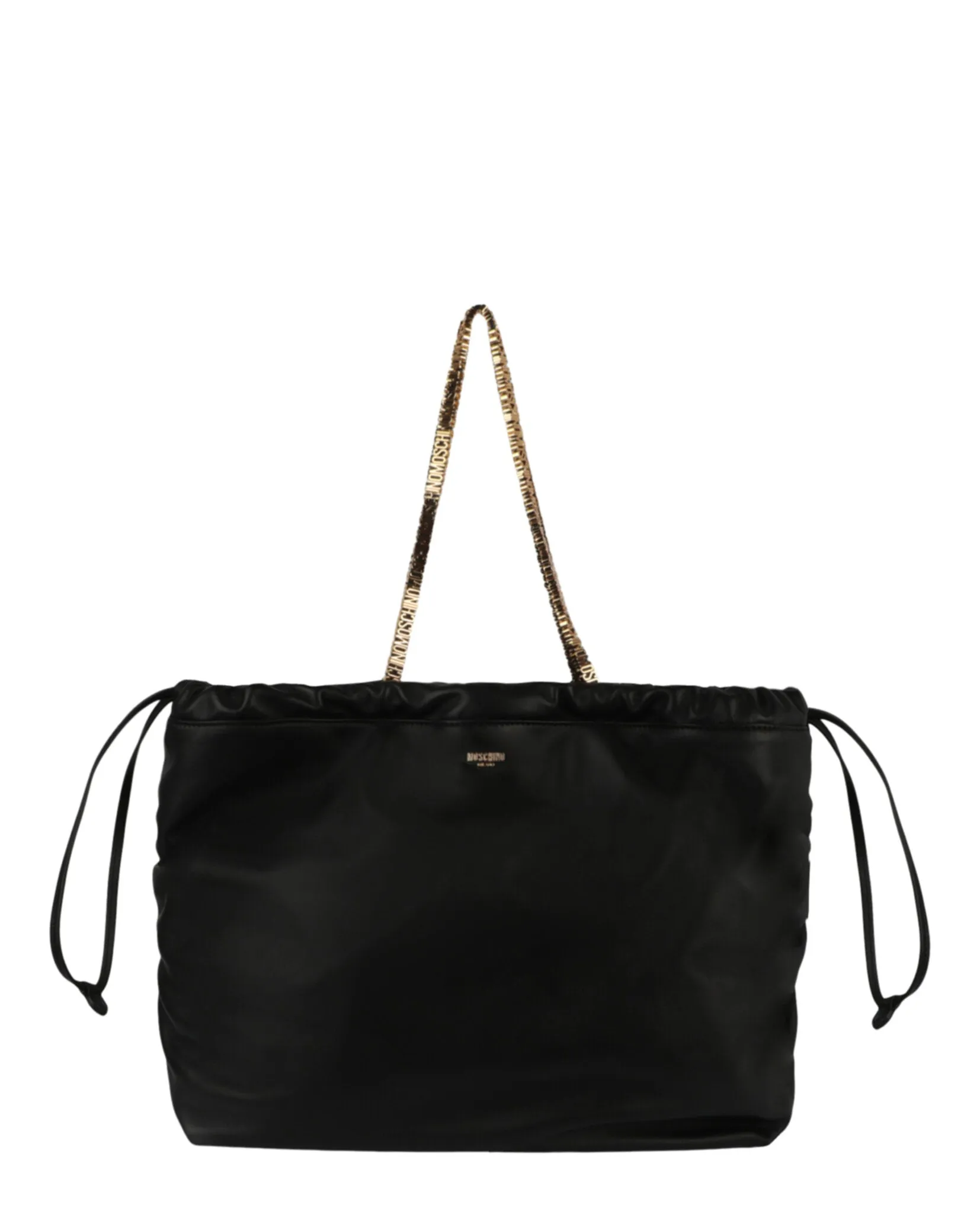 Moschino Drawstring Lettering Chain Shoulder Bag sold by Zulily product image thumbnail 2